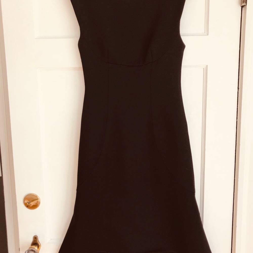 Tracy Reece black peplum dress
